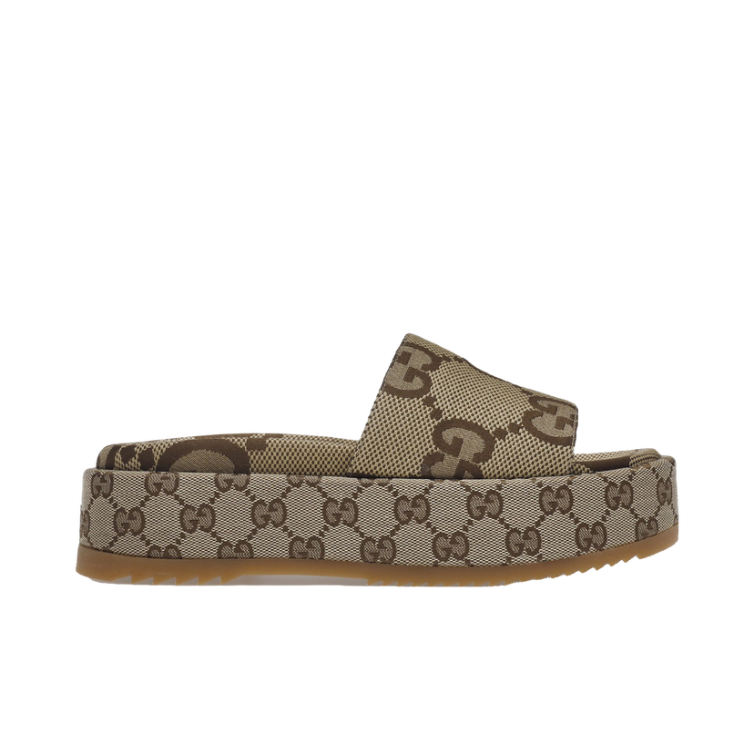 Sneakers och skor Gucci Angelina Platform 55mm Sandal Beige | 623212 UKO00 2580