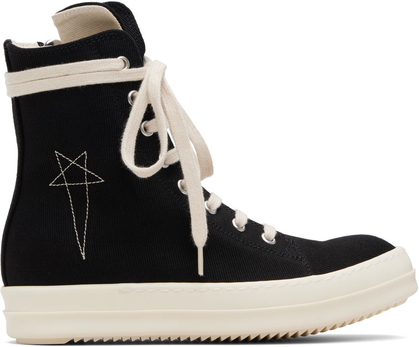 Sneakers och skor Rick Owens Rick Owens DRKSHDW Concordians Vegan Svart | DS02E7807 DOEM8