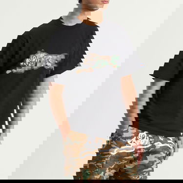 T-shirt BBC IceCream ICECREAM Woodland Camo Running Dog Graphic Tee, Large Svart | IC25380-BLK, 2