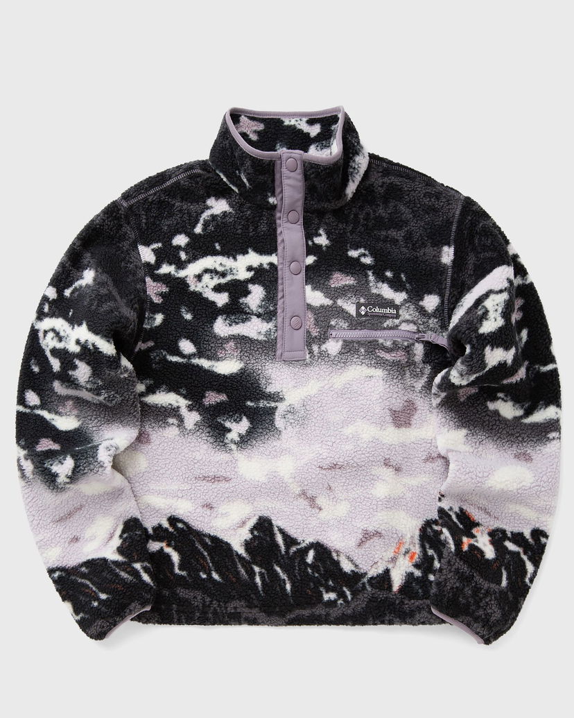 Sweater Columbia Helvetia II Printed Cropped Half Snap Fleece Purpur | 2098501554
