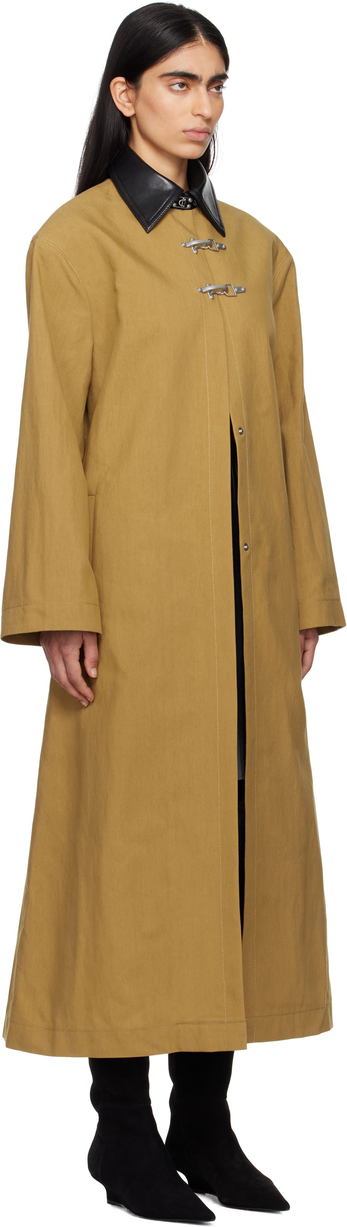 Regnrock Nanushka Nanushka Zofia Toggle Coat Gul | NW25RSOW20963, 1