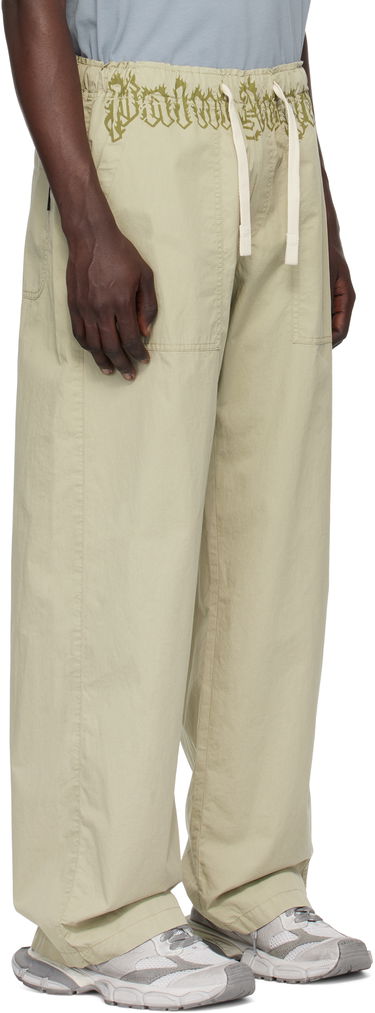 Cargo byxor Palm Angels Loose-Fit Cargo Pants With Logo Waistband Beige | PMCA117S25FAB0026156, 1