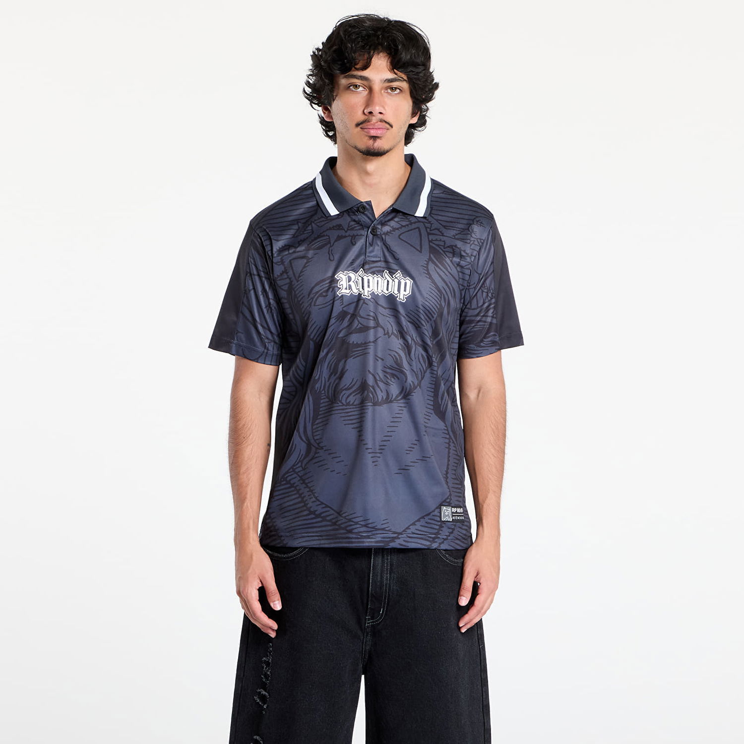 Jersey RIPNDIP RIPNDIP Lord Savior Soccer Jersey Svart | RNDSUM25105, 0