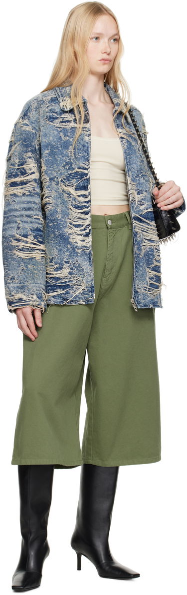 Jacka Diesel Distressed Denim Jacket Blå | A19104 09M04, 3