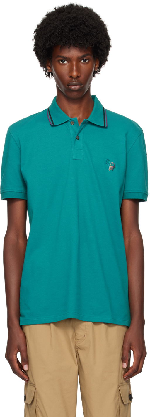 Polotröja Paul Smith PS Paul Smith Zebra Polo Grön | M2R-151LE-N21511-37