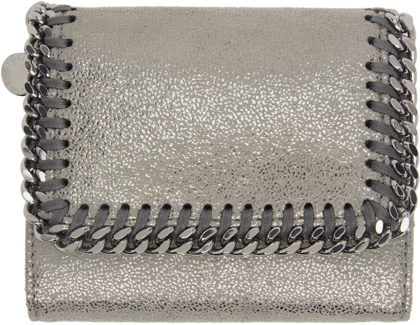 Plånbok Stella McCartney Stella McCartney Falabella Small Flap Wallet Metallisk | 431000WP0609