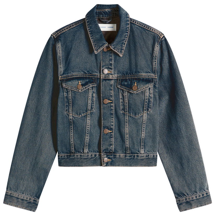 Jacka Samsoe Samsoe Sabeth Denim Jacket Blå | F25300108-CLR002308