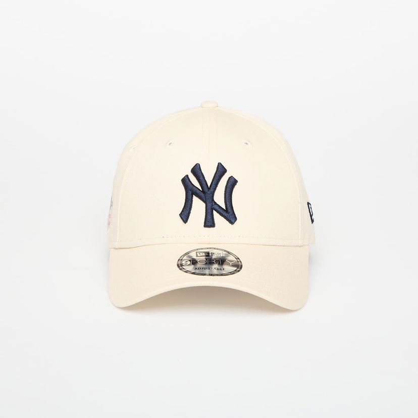 Keps New Era New Era New York Yankees 9FORTY Side Patch Adjustable Cap Beige | 60691283