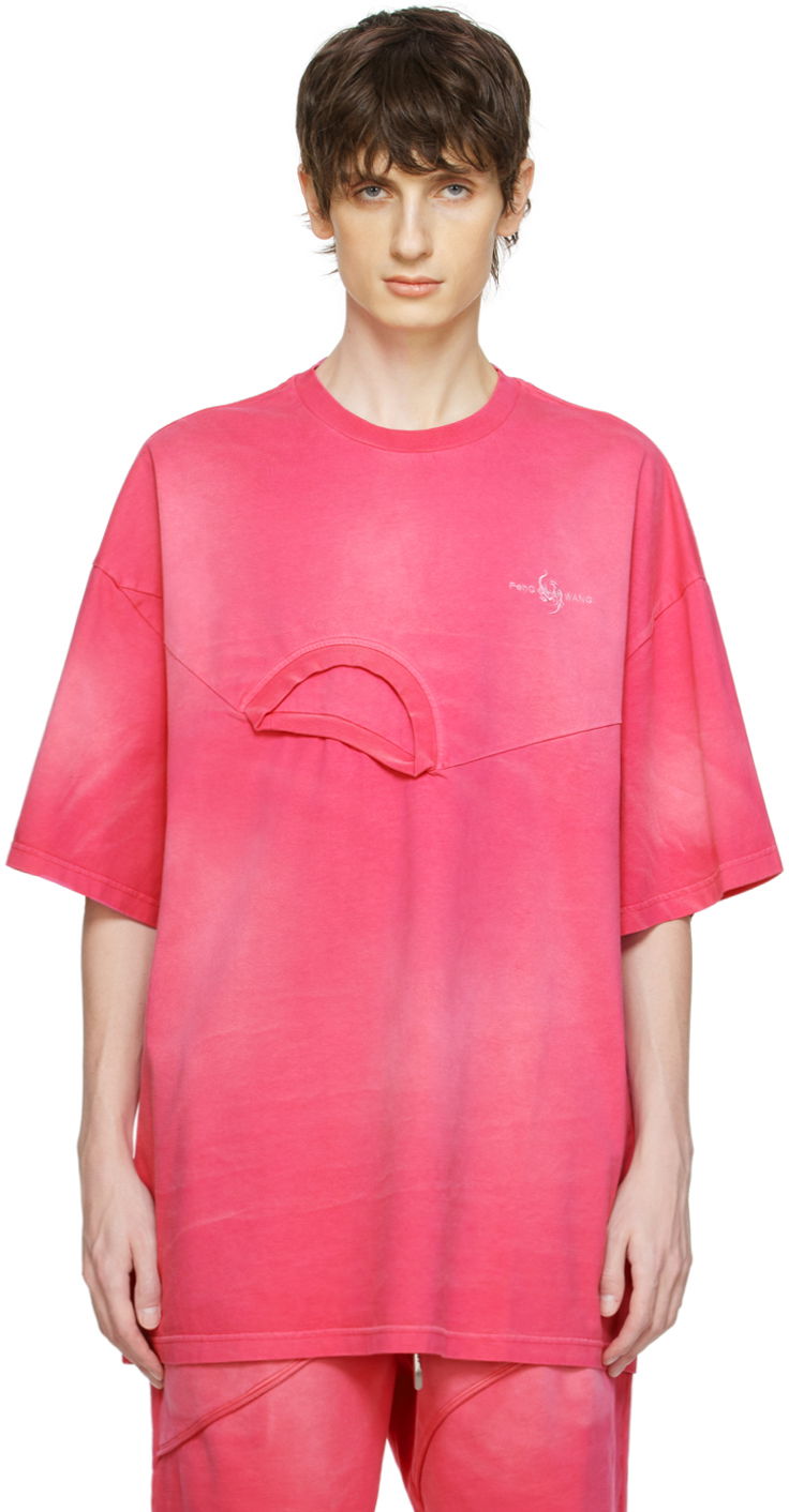 T-shirt Feng Chen Wang Feng Chen Wang 2-In-1 T-Shirt Rosa | FMS17TS03