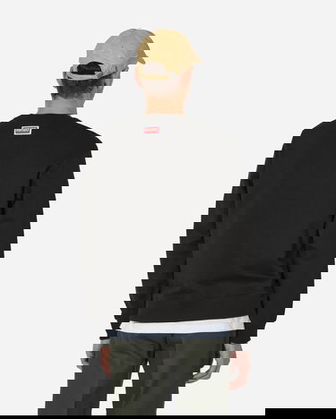 Sweater KENZO Tiger Varsity Jungle Crewneck Svart | FD65SW0494MF 99J, 2