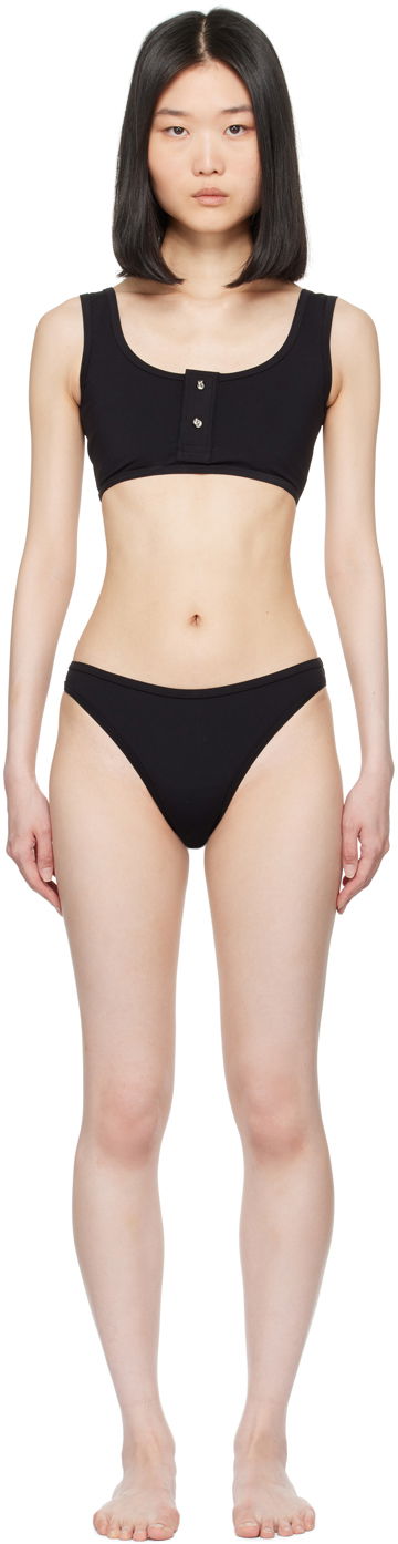 Badkläder Bottega Veneta Black Knot Bikini Svart | 796999 V3PP0