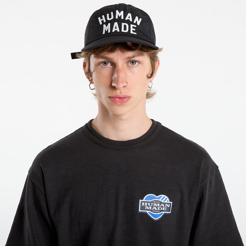 Keps Human Made HUMAN MADE 5-Panel Nylon Cap Svart | HM30GD070BK
