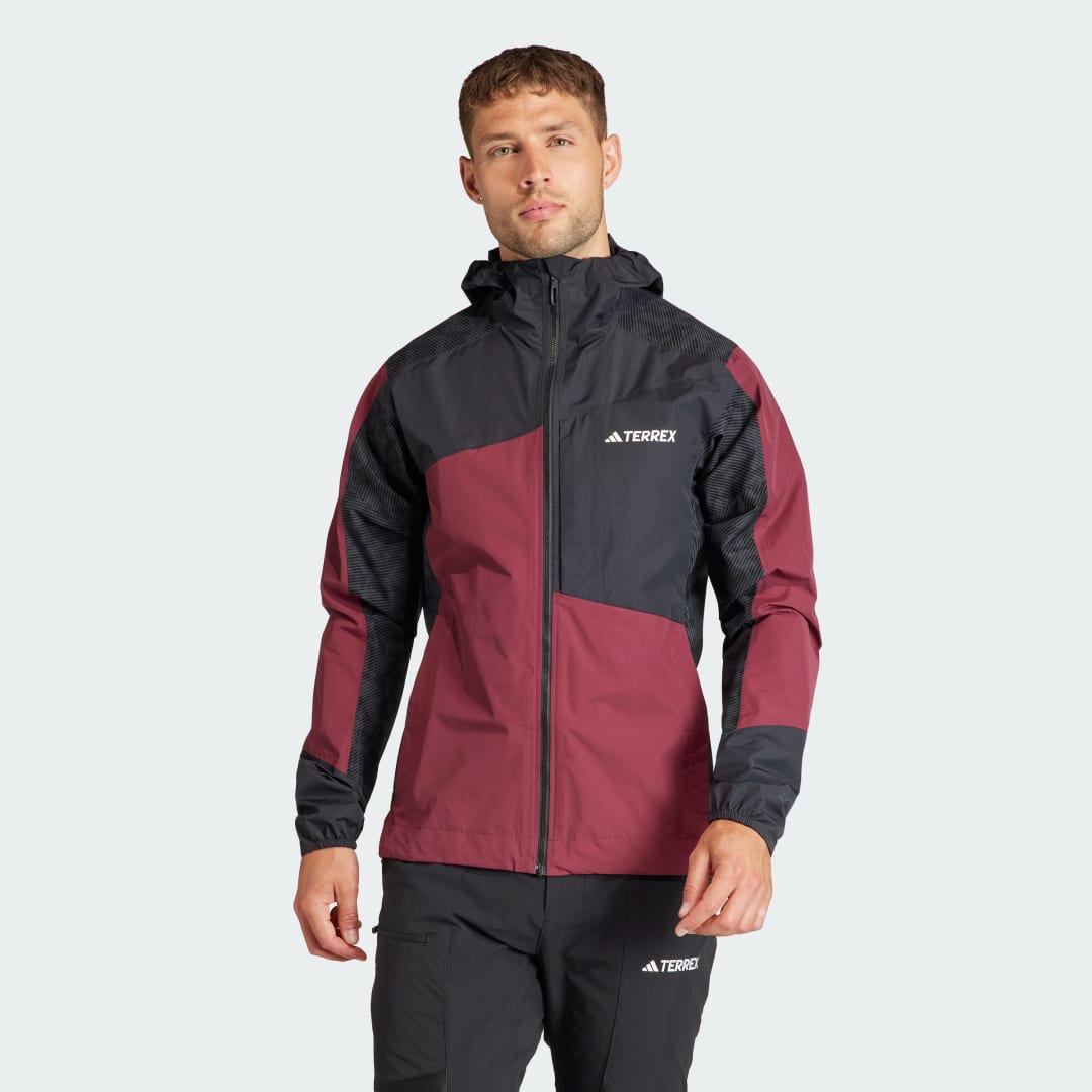 Jacka adidas Performance TERREX Xperior Hybrid RAIN.RDY Röd | IB4958, 0