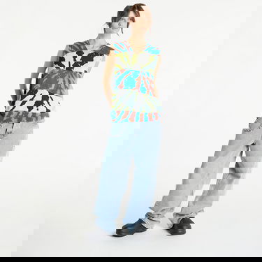 Väst Stüssy Printed Sweater Vest Svart | 117179 blue, 5