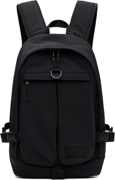 Ryggsäck BOSS Hugo Logo Patch Backpack Svart | 50551814, 0