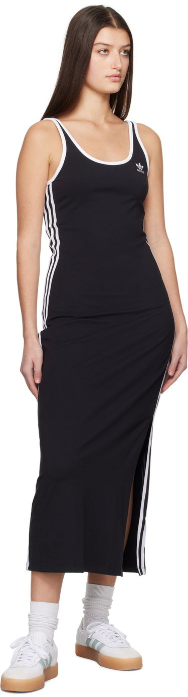 Klä adidas Performance 3-Stripes Tank Maxi Dress Svart | JD4619, 3