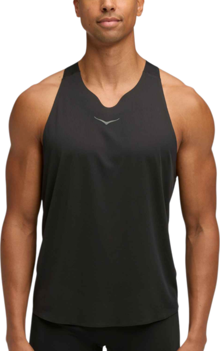 Linne Hoka One One Hoka Race Day Singlet Svart | 1164154-blk