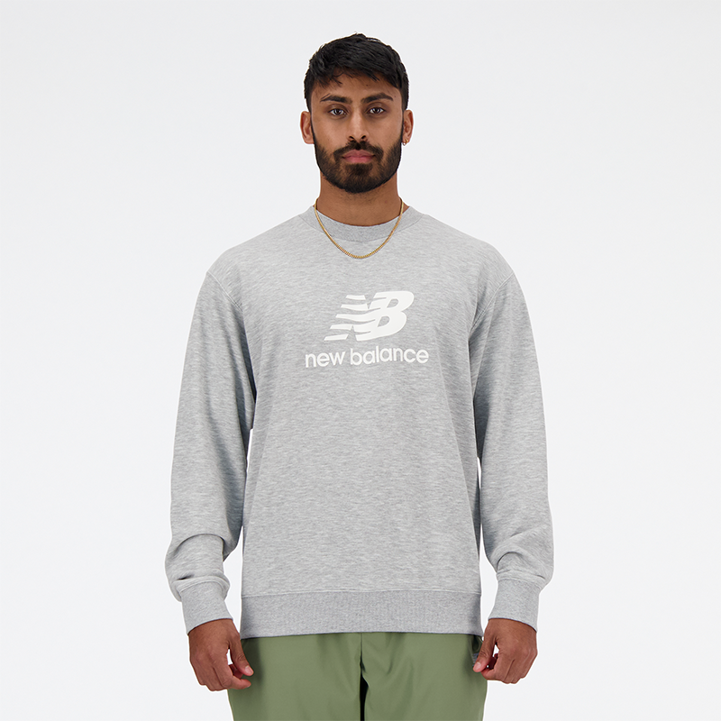 Sweatshirt New Balance Athletics Logo Sweatshirt Grå | MT41500AG