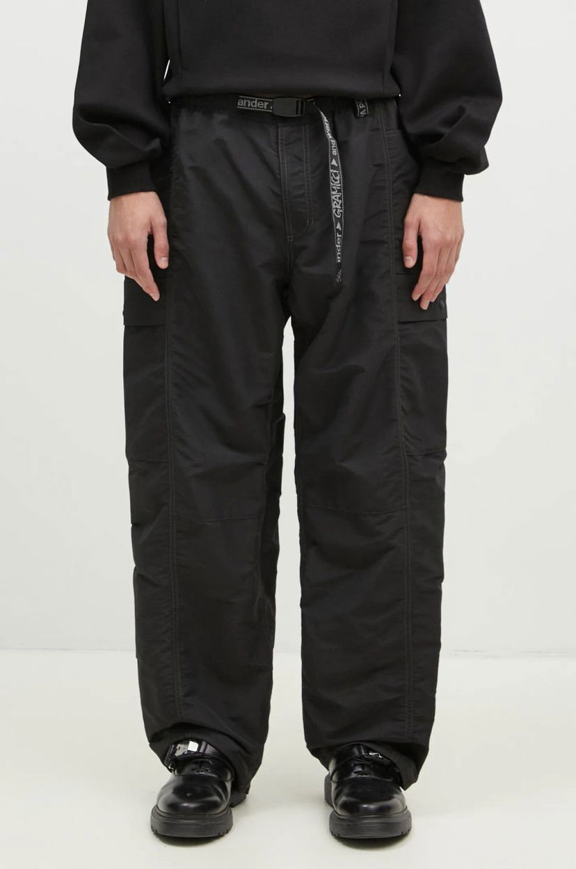 Cargo byxor GRAMICCI Patchwork Wind Short Pants Svart | GUP4.F3003.M