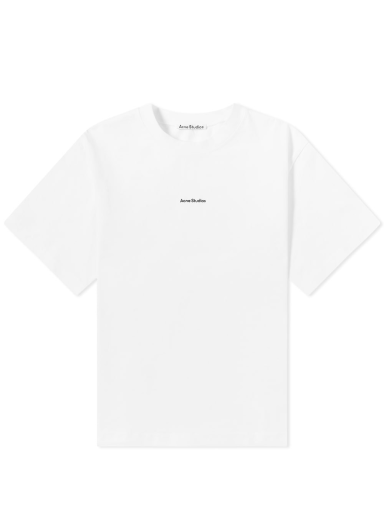 T-shirt Acne Studios Extorr Stamp Logo Tee Vit | BL0278-183