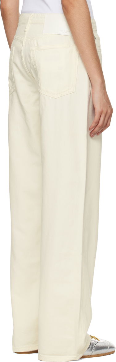 Jeans rag & bone Rag & Bone 'The Logan' Mid-Rise Wide Leg Jeans Vit | WDD22H2786STEC, 2