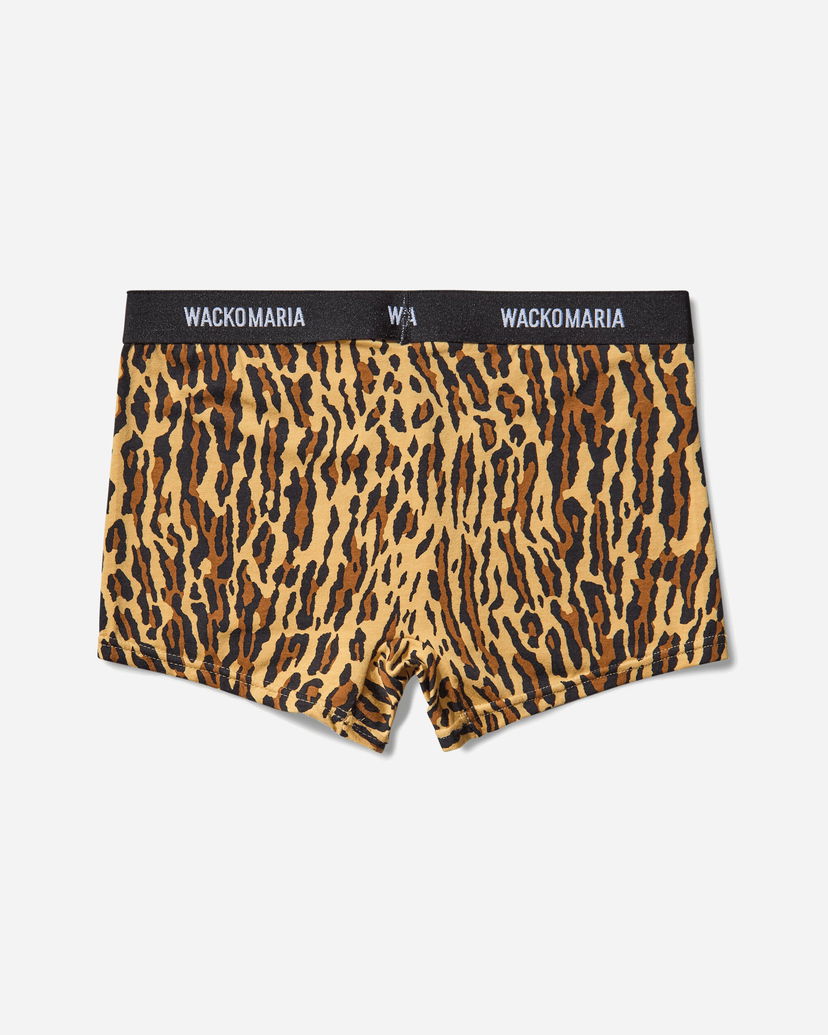 Boxare WACKO MARIA Leopard Boxer Briefs Brun | WMGP-BR11 BEIGE