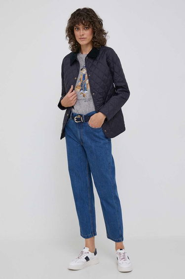 Pufferjacka Barbour Quilted Jacket Blå | LQU0475, 1