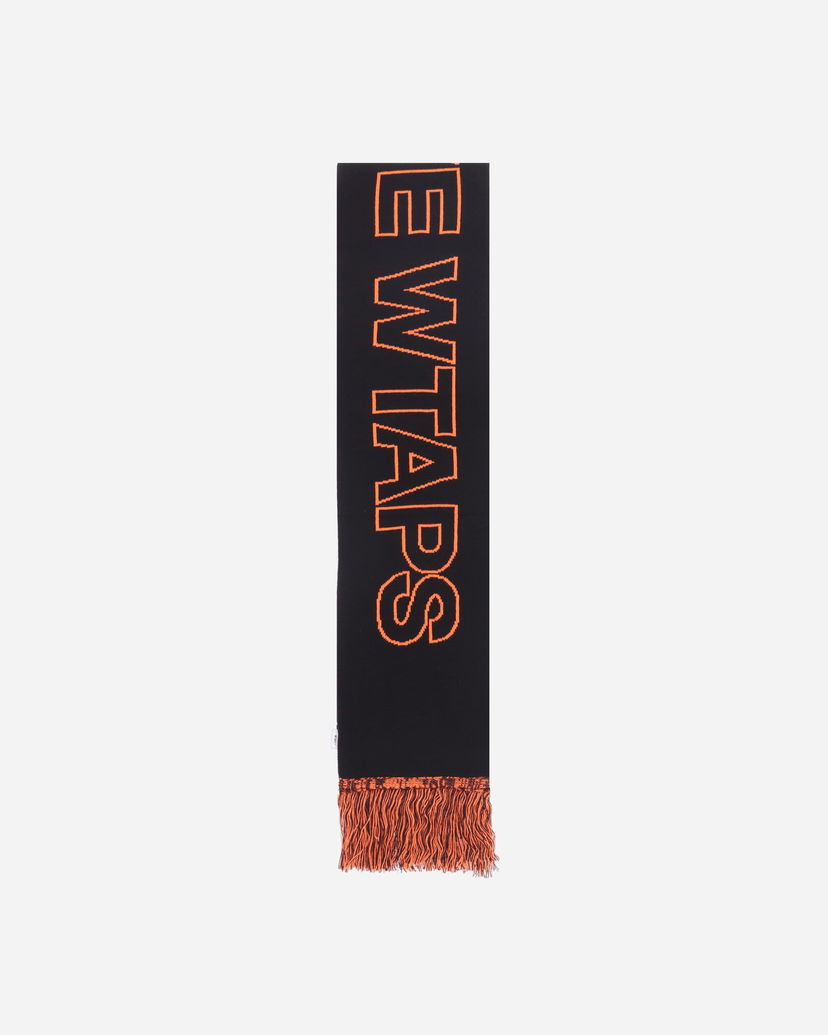 Halsduk WTAPS Knitted Fringe Scarf Svart | 242MADT-AC01 002