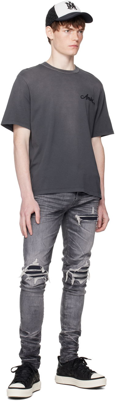 T-shirt AMIRI AMIRI Bleach Bandana Patch T-Shirt Grå | AMJYTE1197, 3
