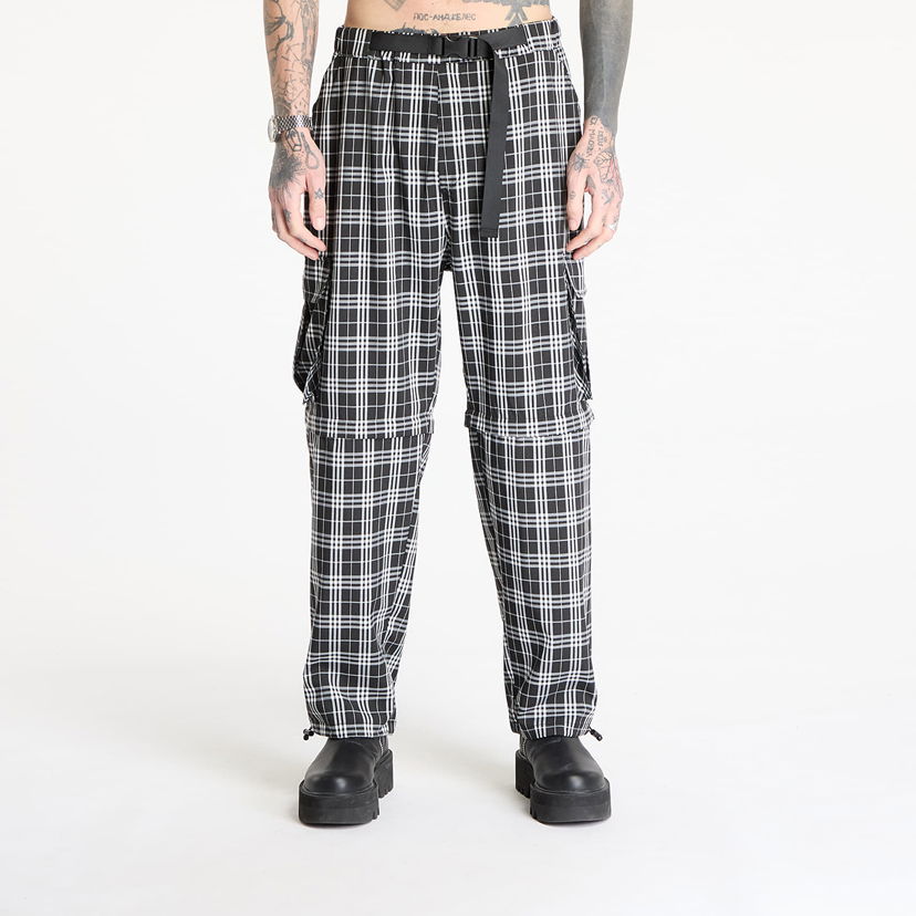 Cargo byxor Wasted Paris Wasted Paris Yard Tartan Hunter Cargo Pants Svart | WP_000282