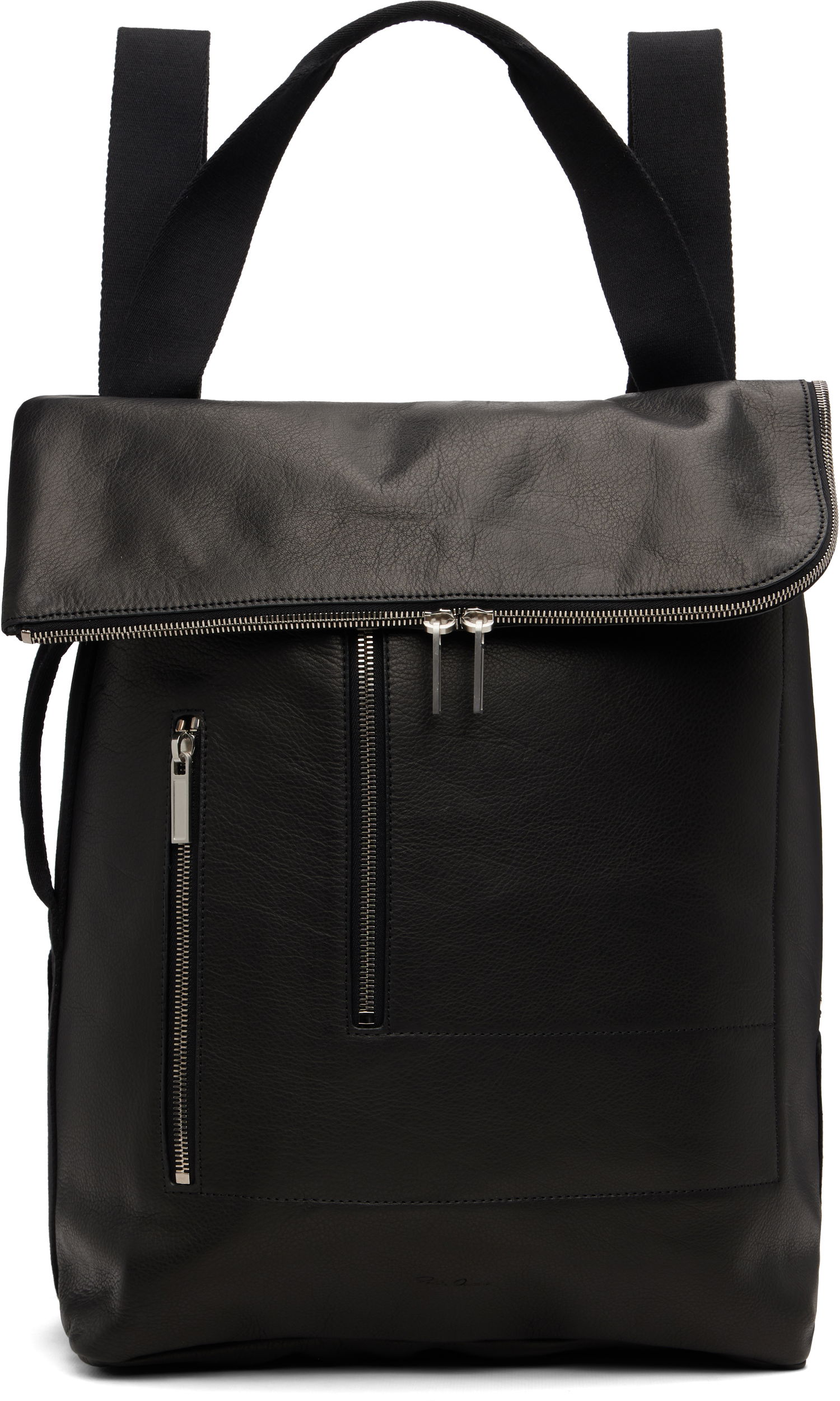 Ryggsäck Rick Owens Rick Owens Concordians Cargo Backpack Svart | RA02E0770 LCN, 0