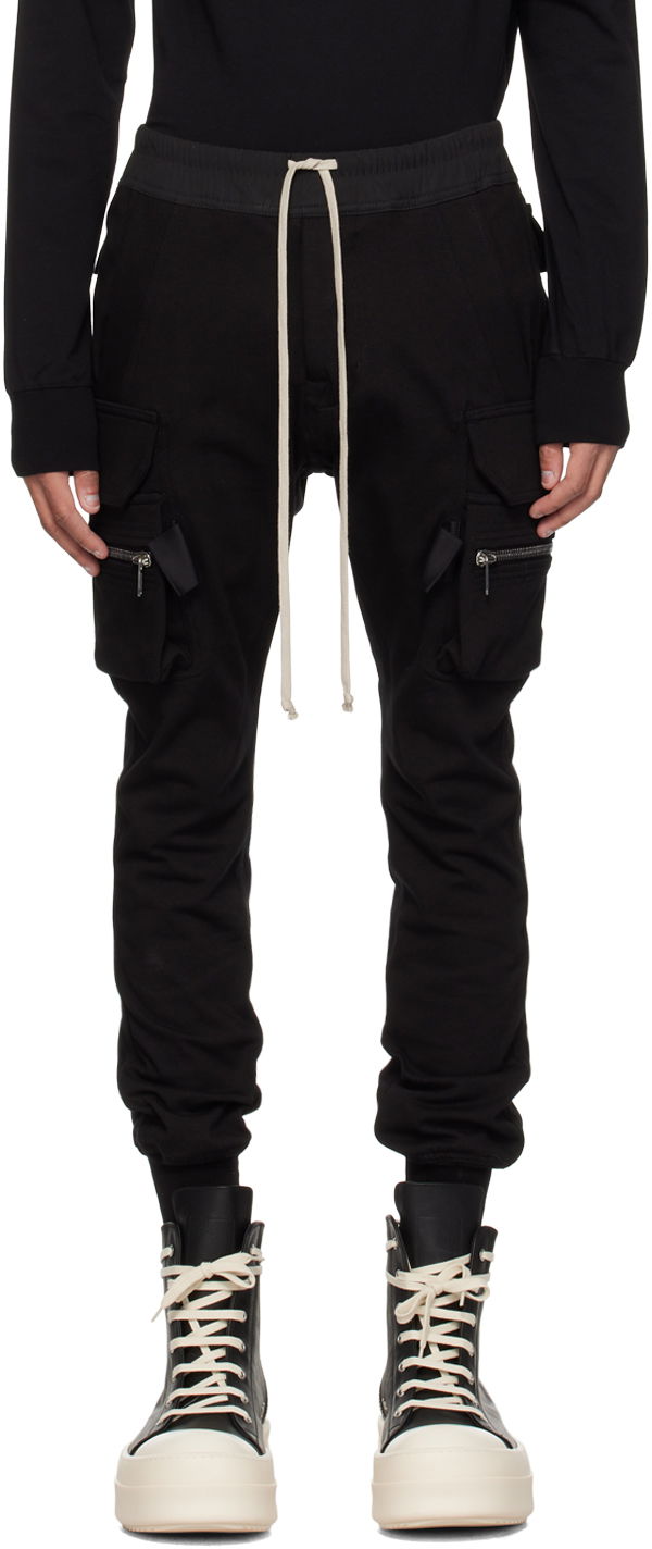 Cargo byxor Rick Owens Mastodon Cargo Pants Svart | RU01D3396 BA, 0