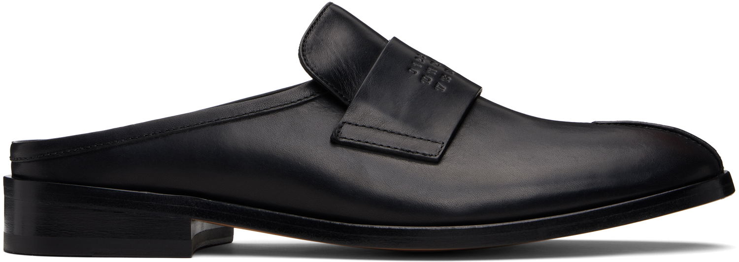 Sneakers och skor Maison Margiela MM6 Maison Margiela Embossed-Logo Loafers Svart | SH1WX0005 P5000, 0