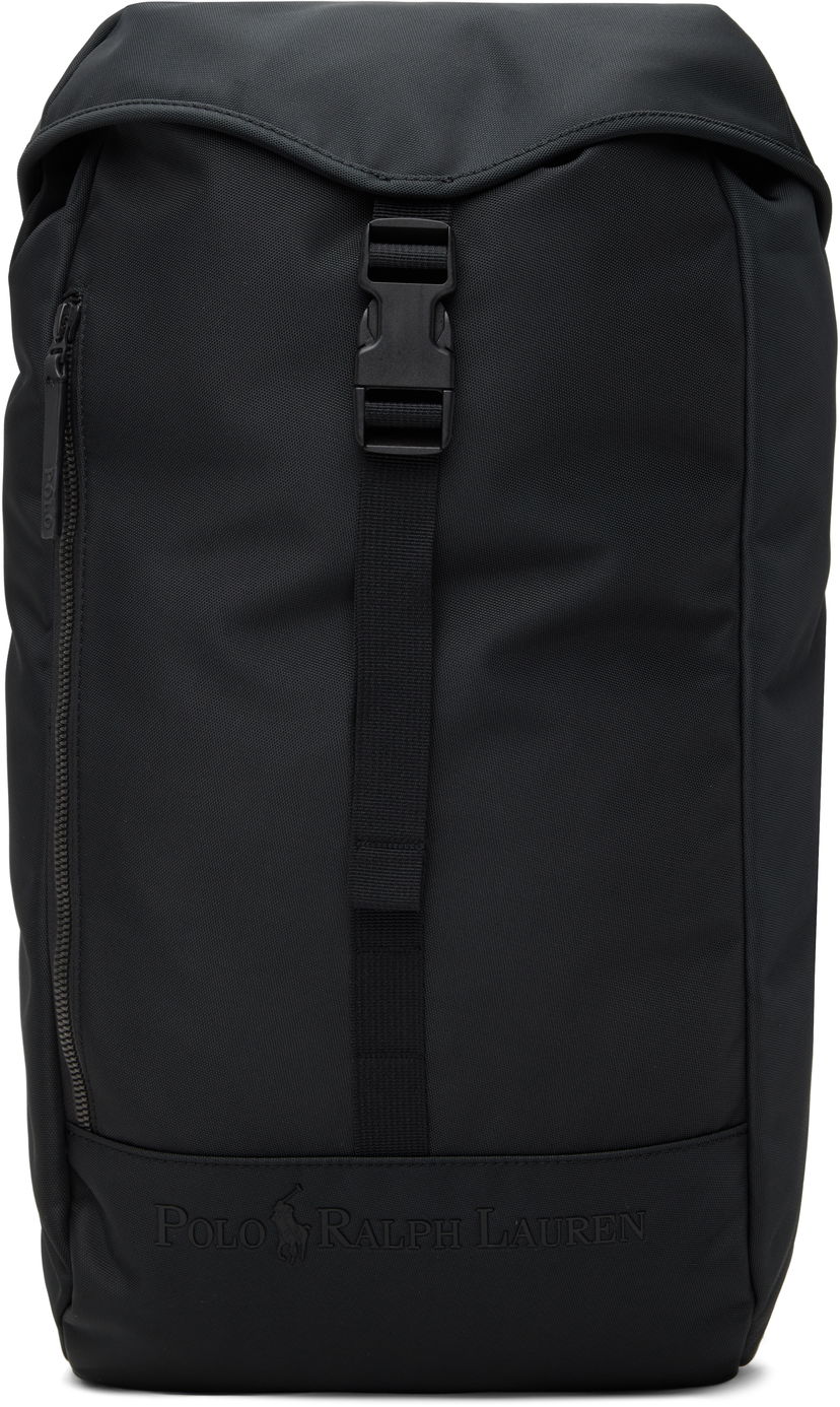 Ryggsäck Polo by Ralph Lauren Ralph Lauren Tonal Logo Backpack Svart | 405962443002
