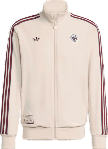 Jacka adidas Originals Ajax Amsterdam Terrace Icons Track Top Beige | jm7347, 0