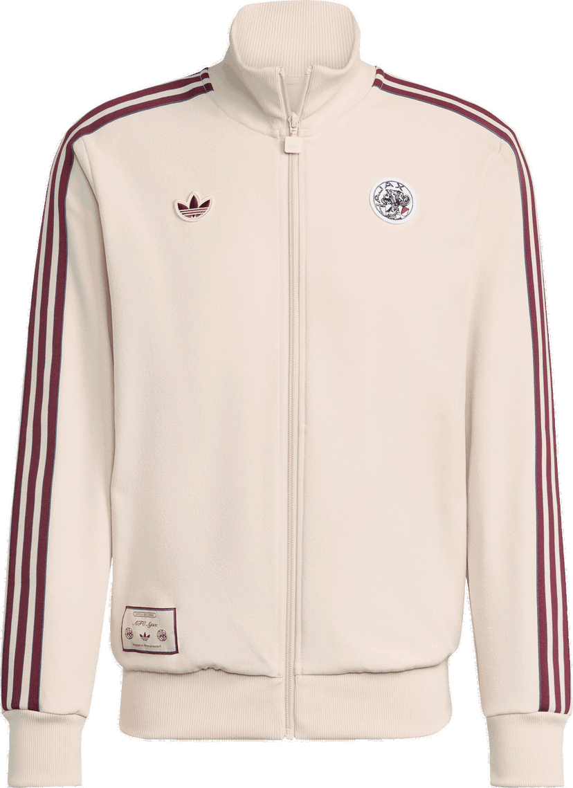 Jacka adidas Originals Ajax Amsterdam Terrace Icons Track Top Beige | jm7347