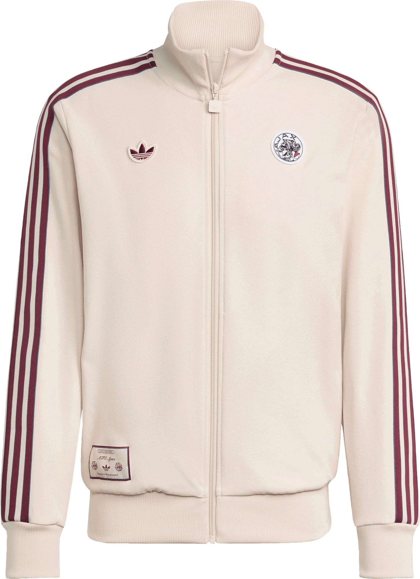 Jacka adidas Originals Ajax Amsterdam Terrace Icons Track Top Beige | jm7347, 0