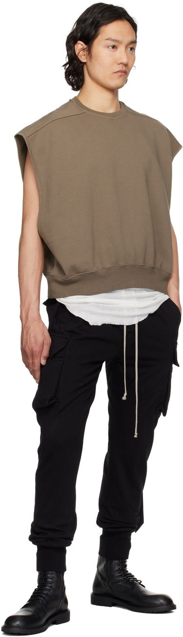 Träningsbyxor Rick Owens Rick Owens DRKSHDW Hollywood Mastodon Cut Cargo Pants Svart | DU01E3386 RIG, 3