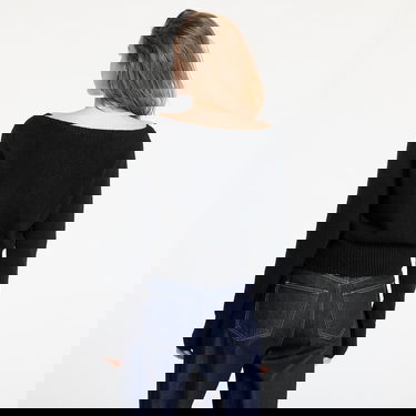 Sweater CALVIN KLEIN Calvin Klein Jeans Fluffy Yarn V-Neck Sweater Svart | J20J224801 BEH, 2