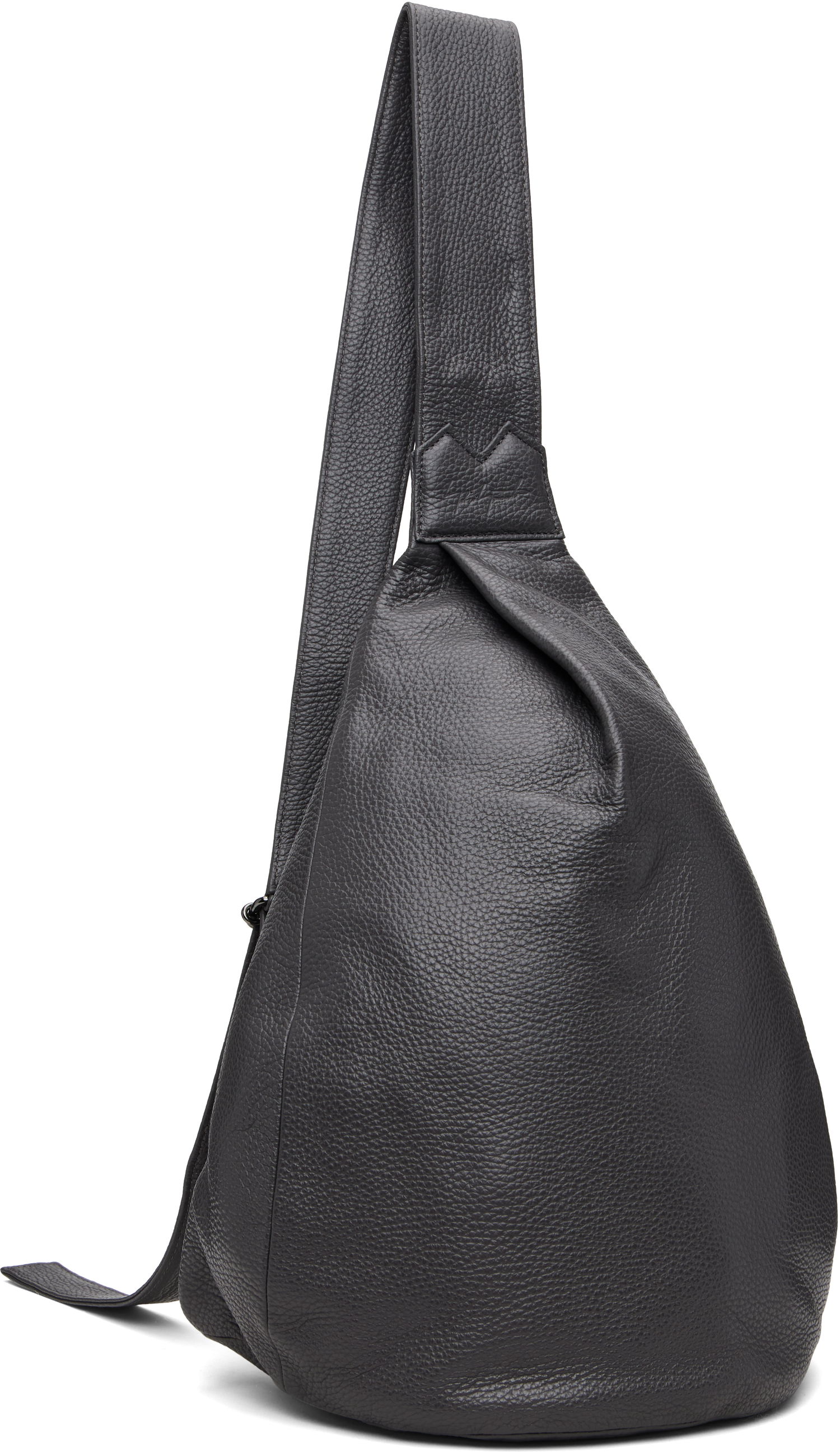 Axelväska Yohji Yamamoto YOHJI YAMAMOTO Tuck Sling Medium Bag Svart | DM-I93-707, 1