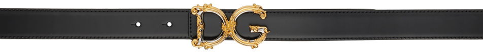 Bälten Dolce & Gabbana Black Logo Belt Svart | BE1348AZ831, 0