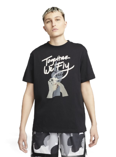 T-shirt Nike Swoosh Fly T-Shirt Svart | DR2595-010