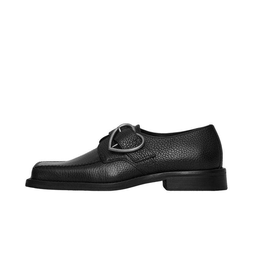 Sneakers och skor Martine Rose Square Toe Buckle Loafers Svart | 1055LP07001
