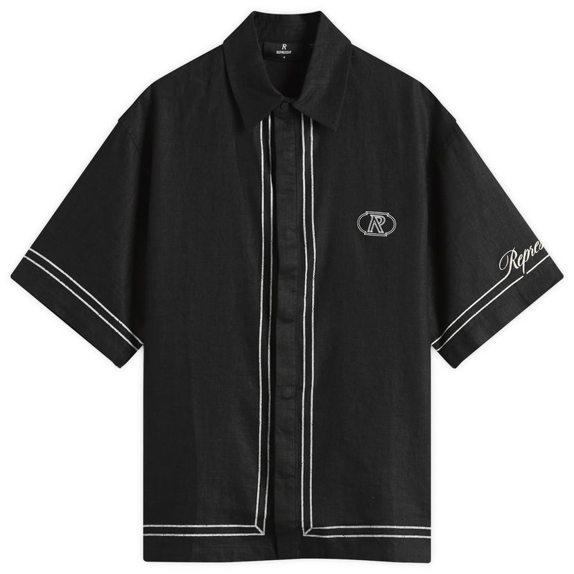Skjorta Represent Clo Border Vacation Shirt Svart | MLM100298-01