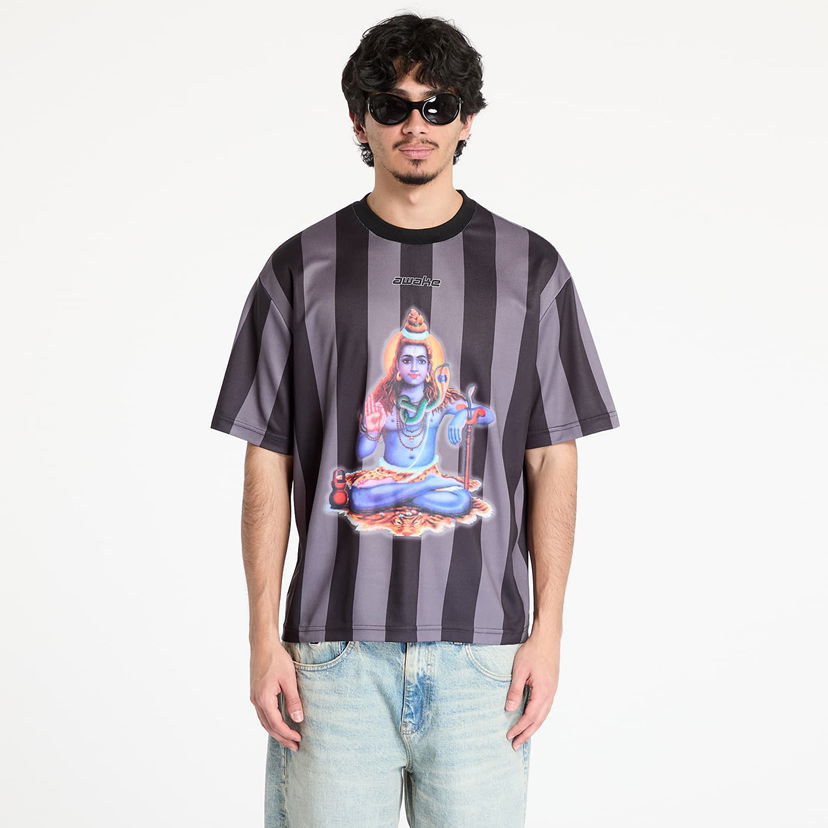 T-shirt Awake NY Awake NY Soccer Jersey SS Top Grå | AWK-SP25-TP006-BLK