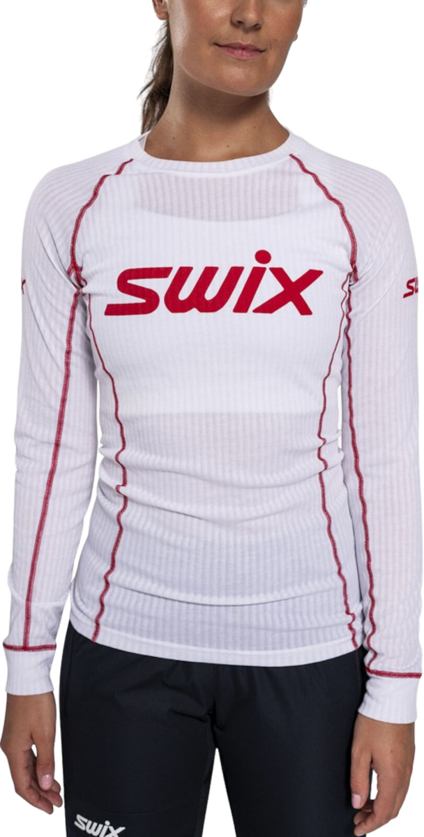 T-shirt SWIX RaceX Classic Long Sleeve T-Shirt Vit | 10110-23-00036