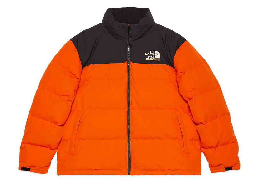 Pufferjacka Gucci The North Face x Down Jacket Black/Orange Orange | ‎663757 XAADP 6172