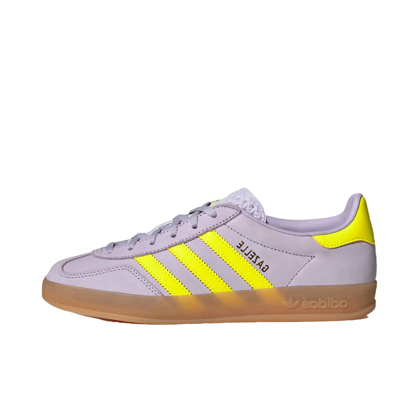 Sneakers och skor adidas Originals Gazelle Indoor Silver Dawn Solar Yellow W Purpur | IH5492