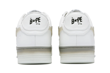 Sneakers och skor BAPE Bape Sta #5 White/Grey Vit | 0ZXSHM191054L-WHT, 3