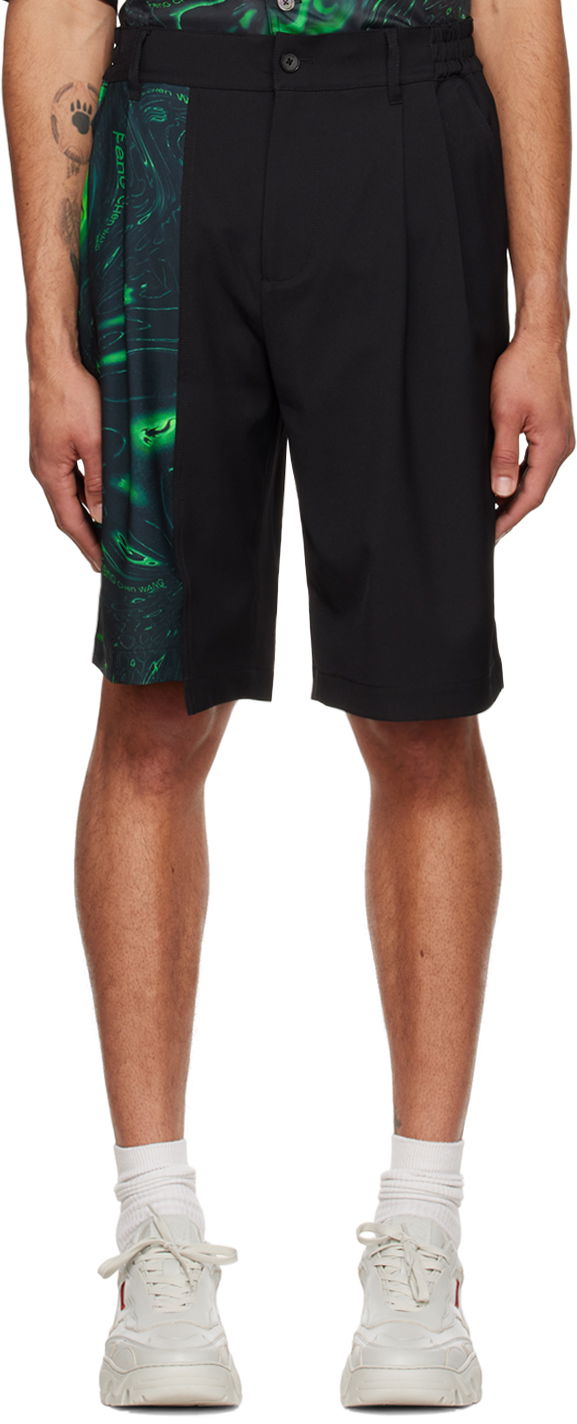 Shorts Feng Chen Wang Feng Chen Wang Lacquerware Shorts Svart | FUF14ST01